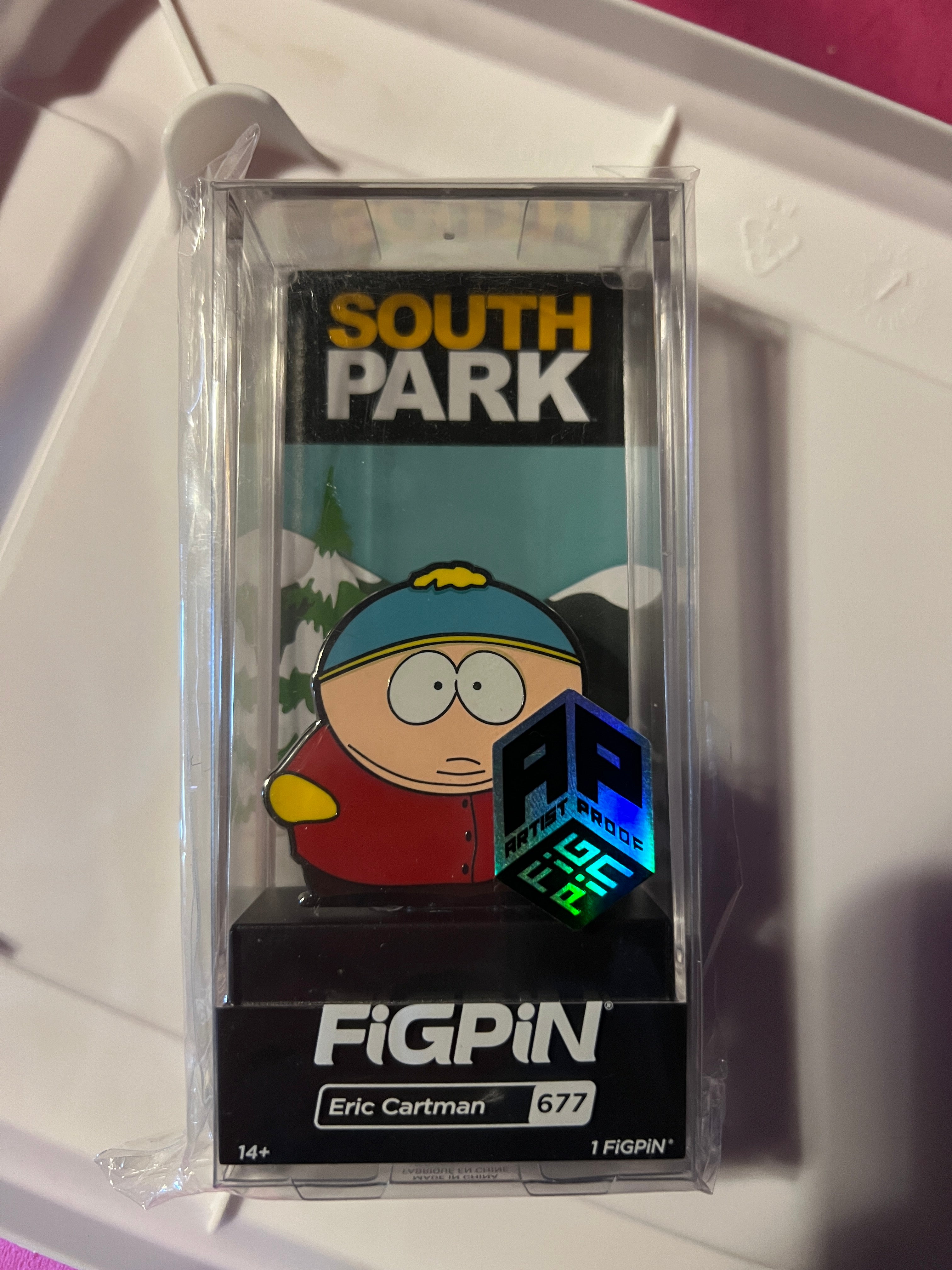 Ap Artist Proof FiGPiN Eric Cartman #677 South Park