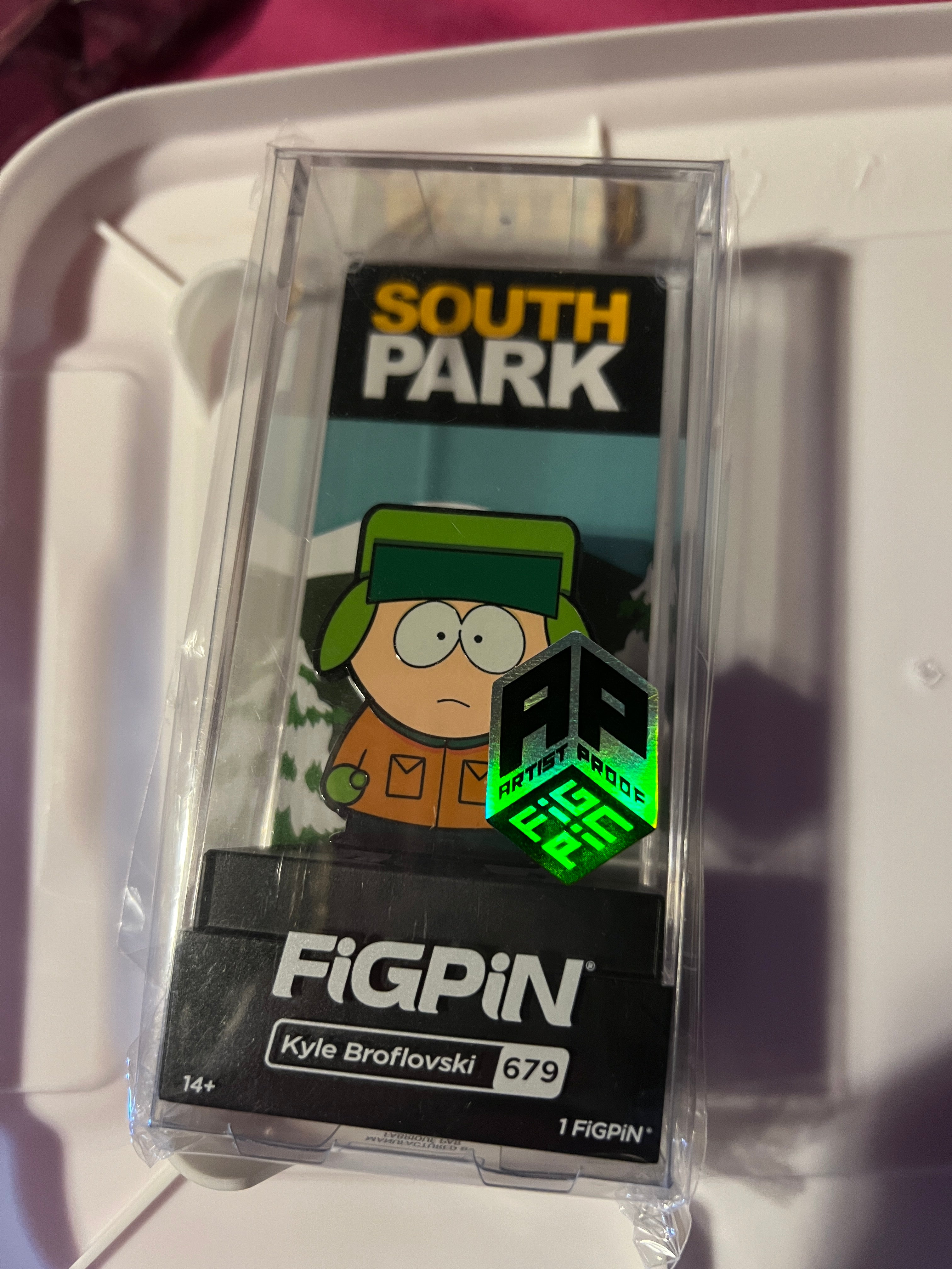Ap Artist Proof FiGPiN Kyle Broflovski (#679) South Park