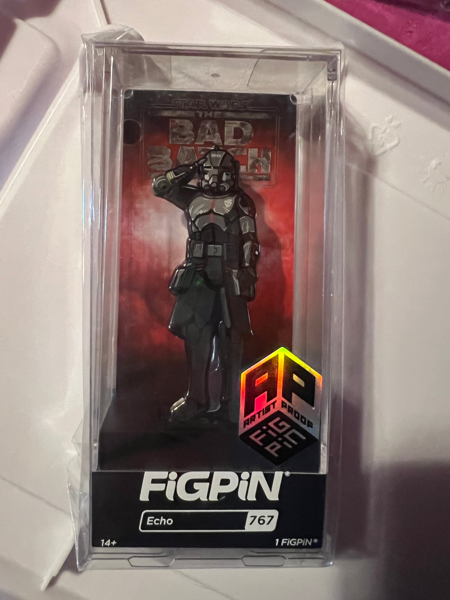 FiGPiN Echo #767 AP ARTIST PROOF Star Wars Bad Batch Metal Pin