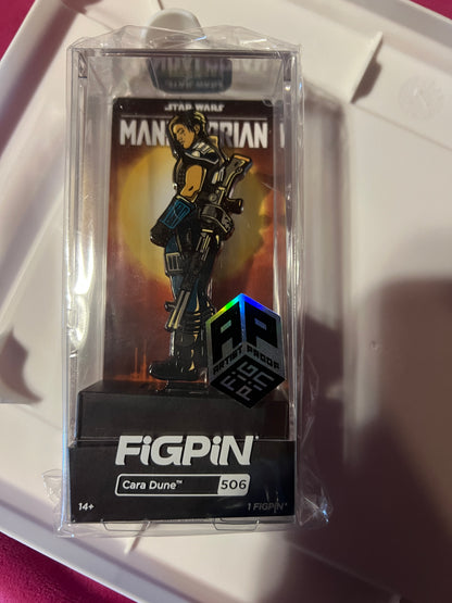 FiGPiN Cara Dune #506 AP ARTIST PROOF Star Wars The Mandalorian Metal Pin