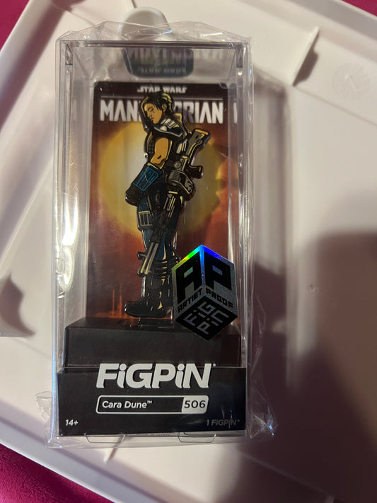 FiGPiN Cara Dune #506 AP ARTIST PROOF Star Wars The Mandalorian Metal Pin