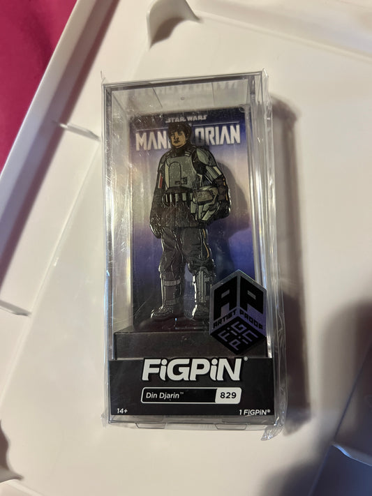 FiGPiN Din Djarin #829 AP ARTIST PROOF Star Wars Metal Pin
