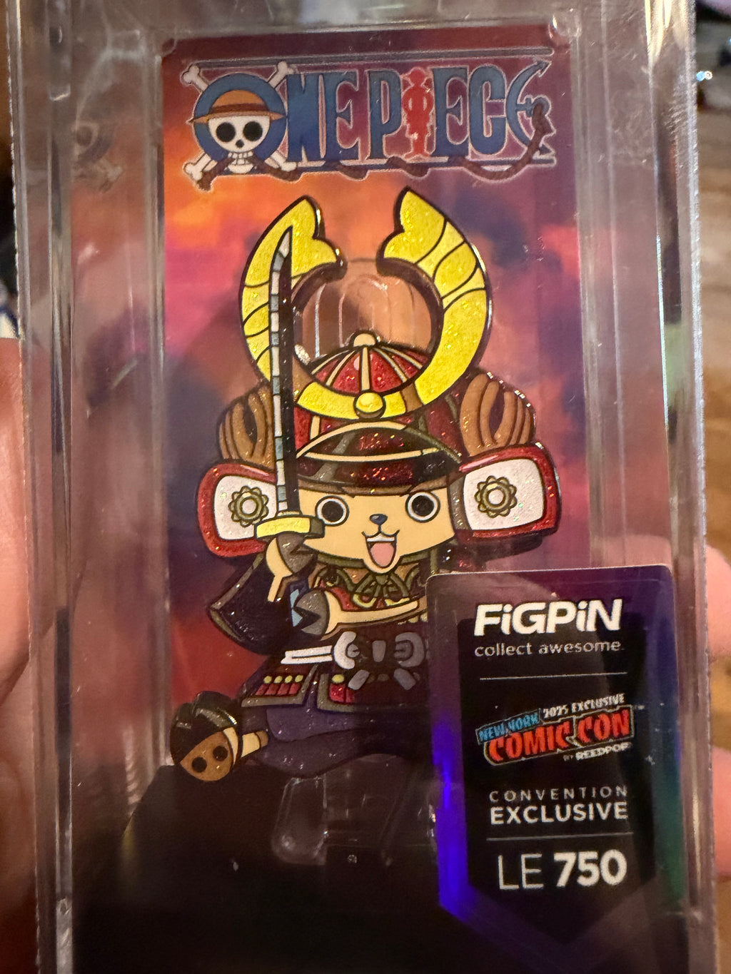 New 2025 NYCC Figpin One Piece Tony Tony Chopper #2113 Exclusive LE 750