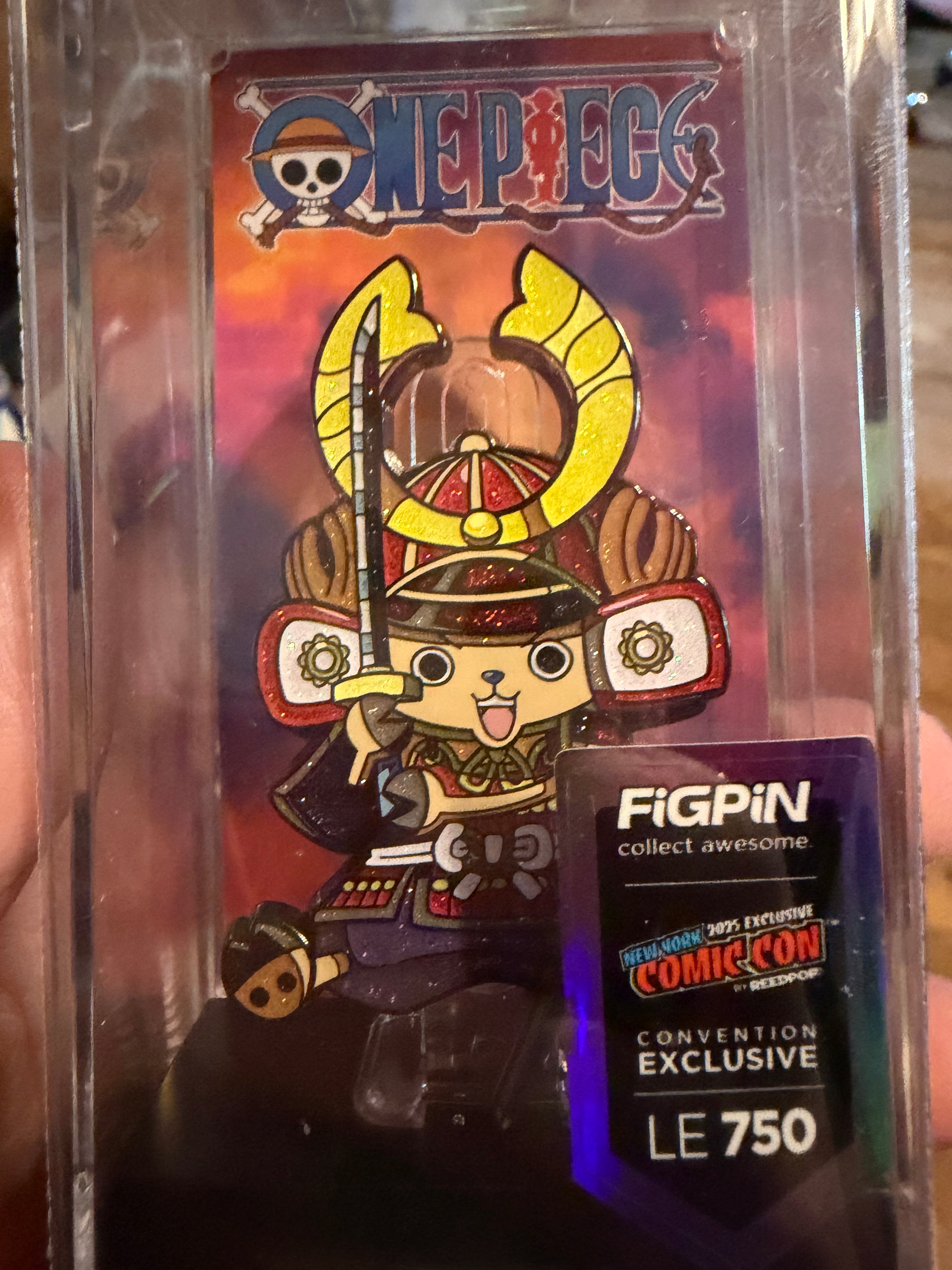 New 2025 NYCC Figpin One Piece Tony Tony Chopper #2113 Exclusive LE 750