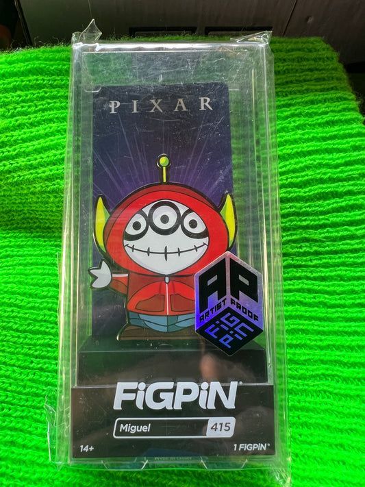 FiGPiN Pixar Alien COCO Miguel #415 AP ARTIST PROOF Metal Pin