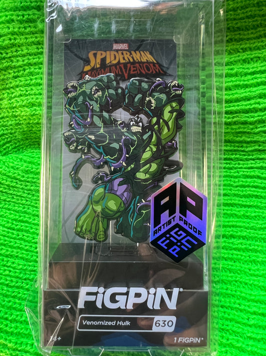 Figpin Venomized Hulk #630 Pin Artist Proof Spider-Man Maximum Venom