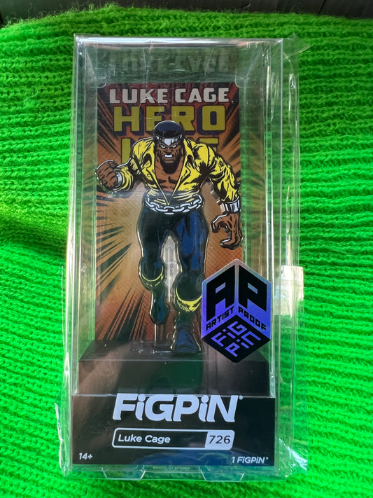 Figpin Marvel Classics Luke Cage Enamel Pin #726 Artist Proof New