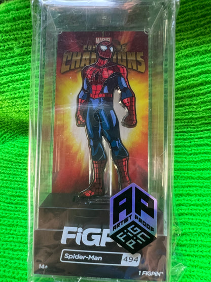 Ap Artist Proof Spider Man FIGPIN Marvel Contest Of Champions #494