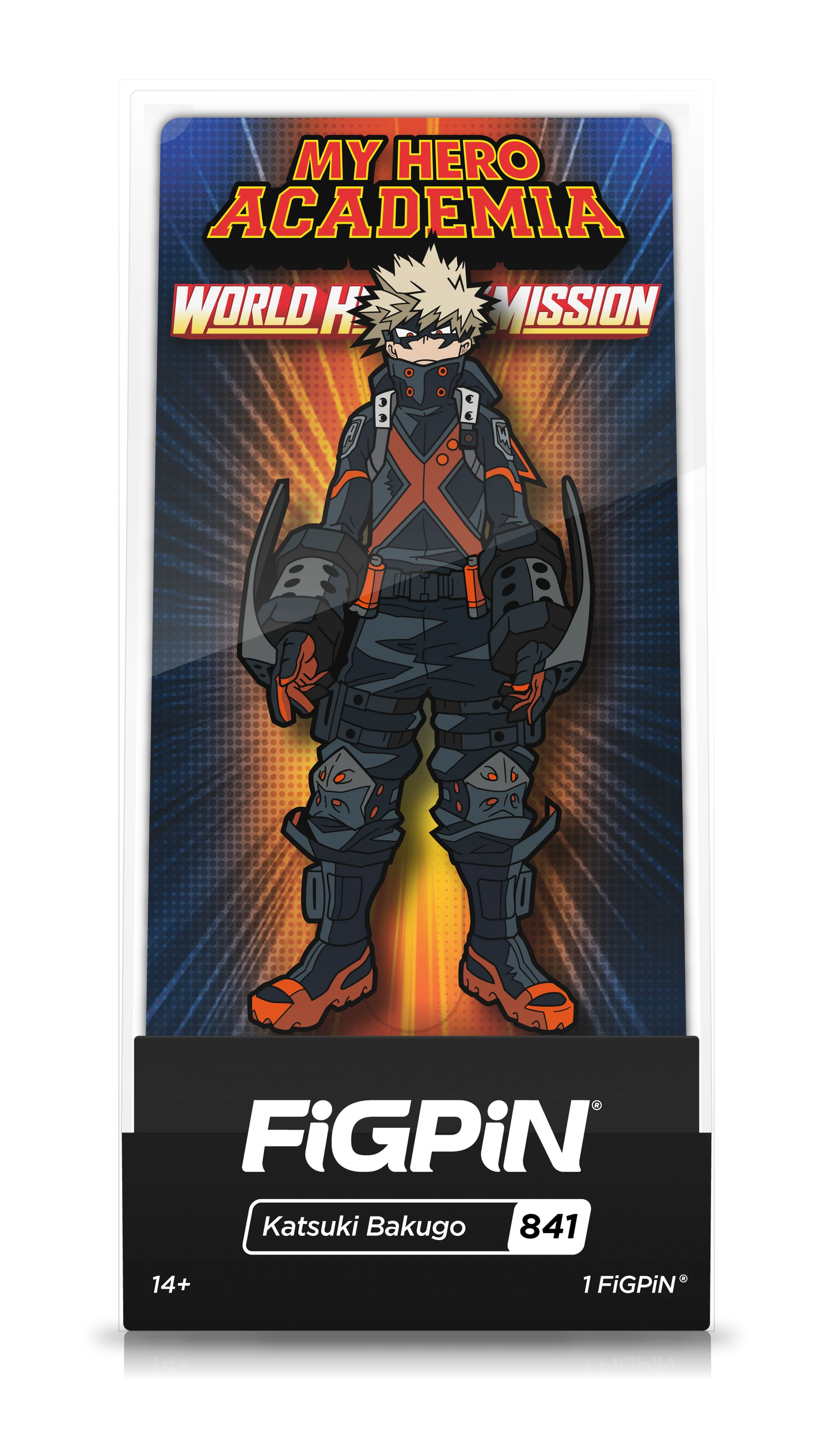 FiGPiN #841 Katsuki Bakugo (My Hero Academia: World Heroes' Mission)