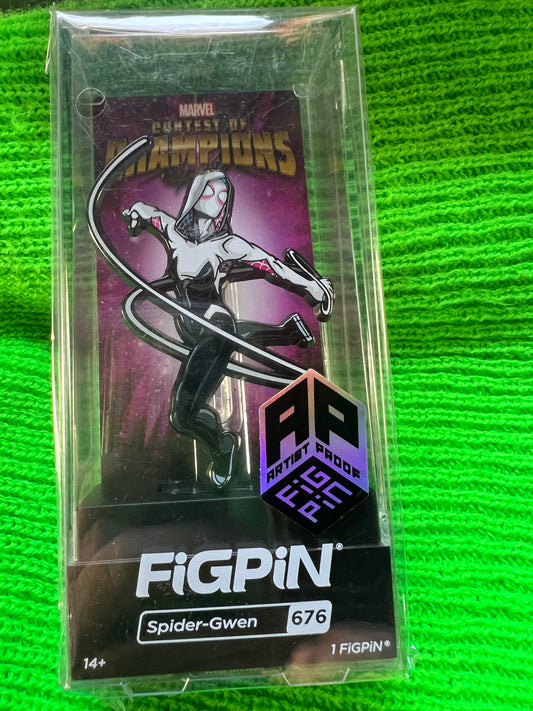FiGPiN Artist Proof AP Pin Marvel Spider-Gwen #676 Contest of Champions