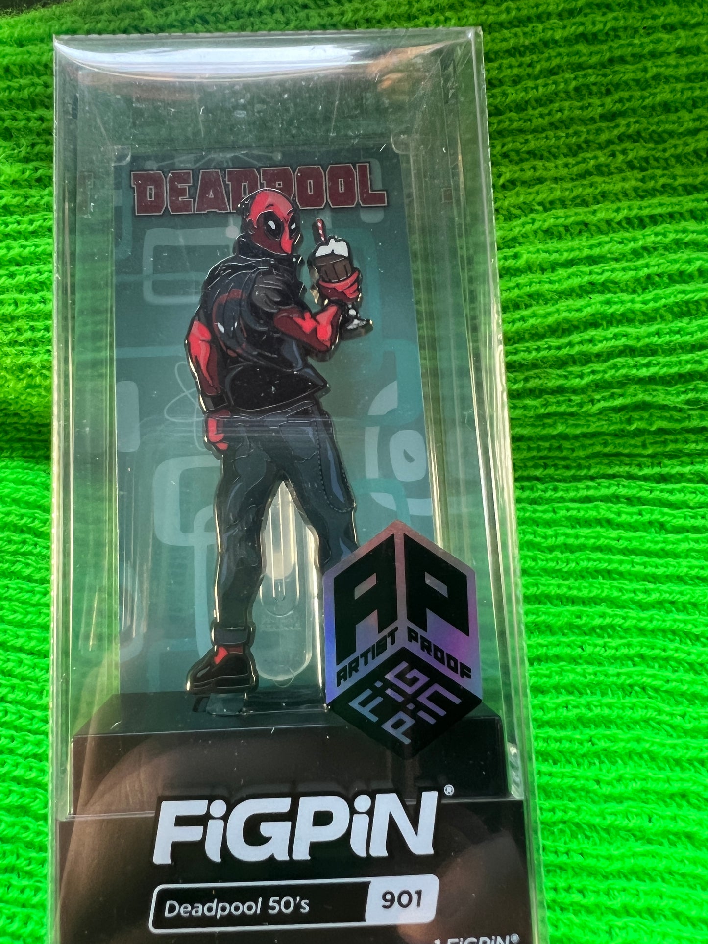 Marvel Deadpool 50's #901 FiGPiN AP Artist Proof Locked New Sealed