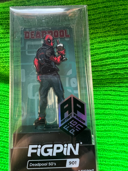 Marvel Deadpool 50's #901 FiGPiN AP Artist Proof Locked New Sealed