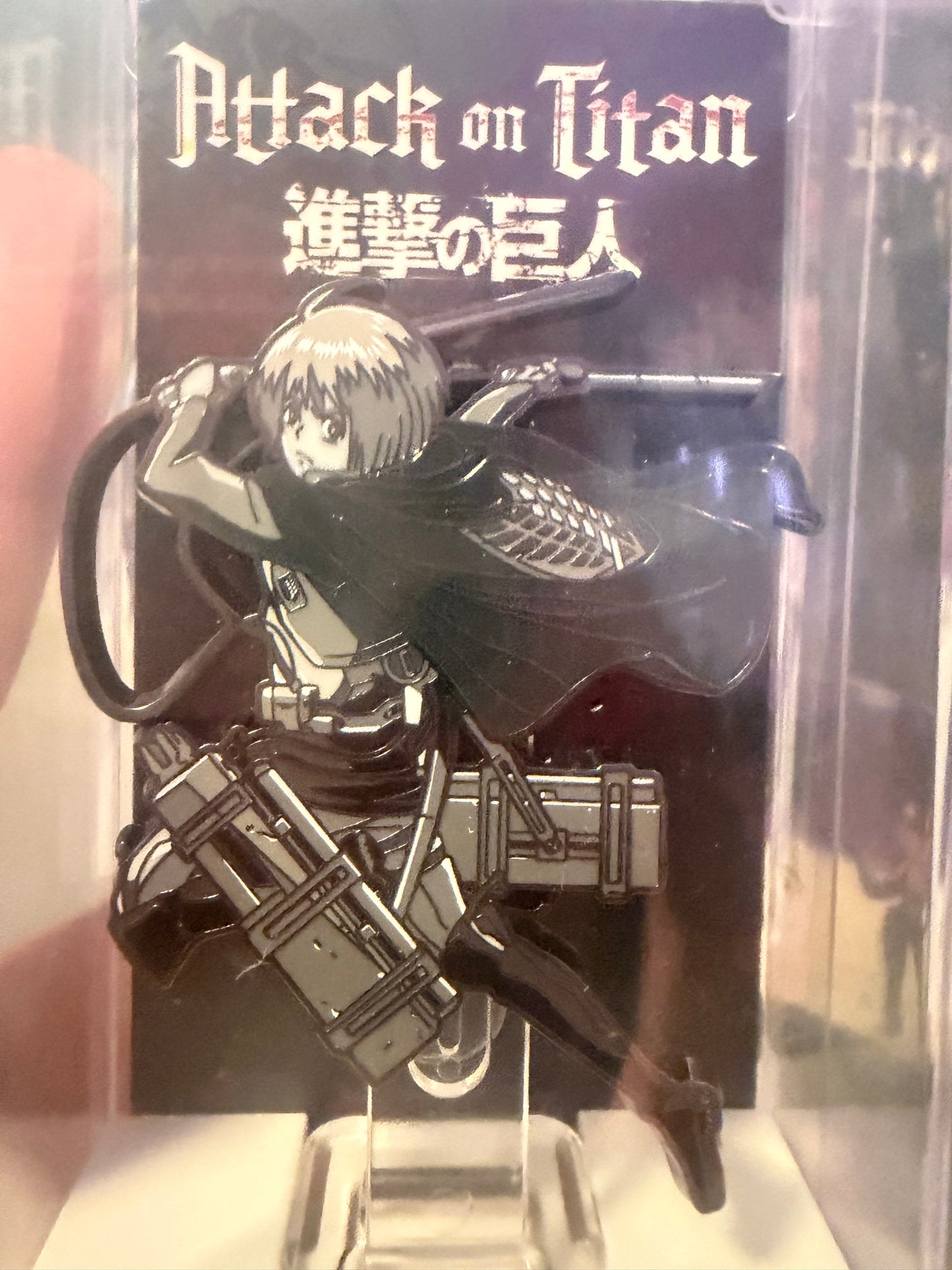 FiGPiN Armin Arlert (1286): Attack on Titan Grayscale Limited Edition Pin