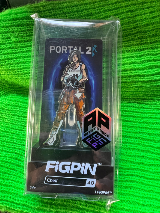 FiGPiN Artist Proof Chell AP #40 Portal 2 Pin