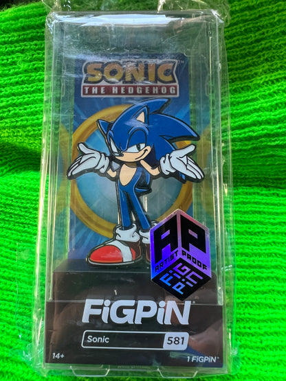 Ap Artist Proof FiGPiN Sonic The Hedgehog #581 Sonic Pin