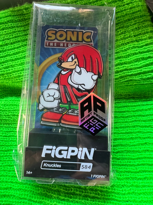 FiGPiN Artist Proof AP #584 Sonic The Hedgehog Knuckles