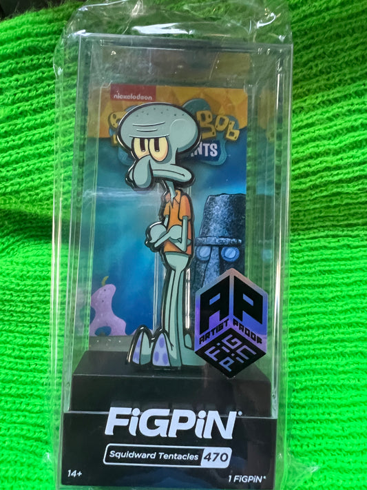 FiGPiN AP Squidward Tentacles SquarePants #470 SpongeBob Artist Proof