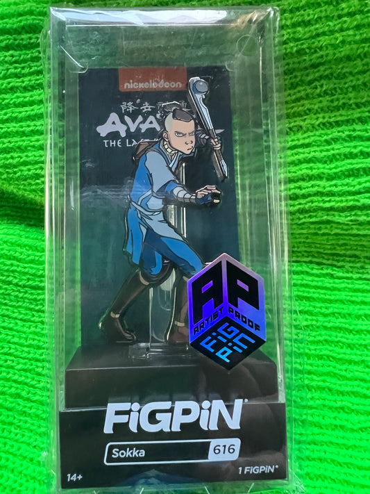 FiGPiN Sokka #616 AP ARTIST PROOF Avatar The Last Airbender Metal Pin