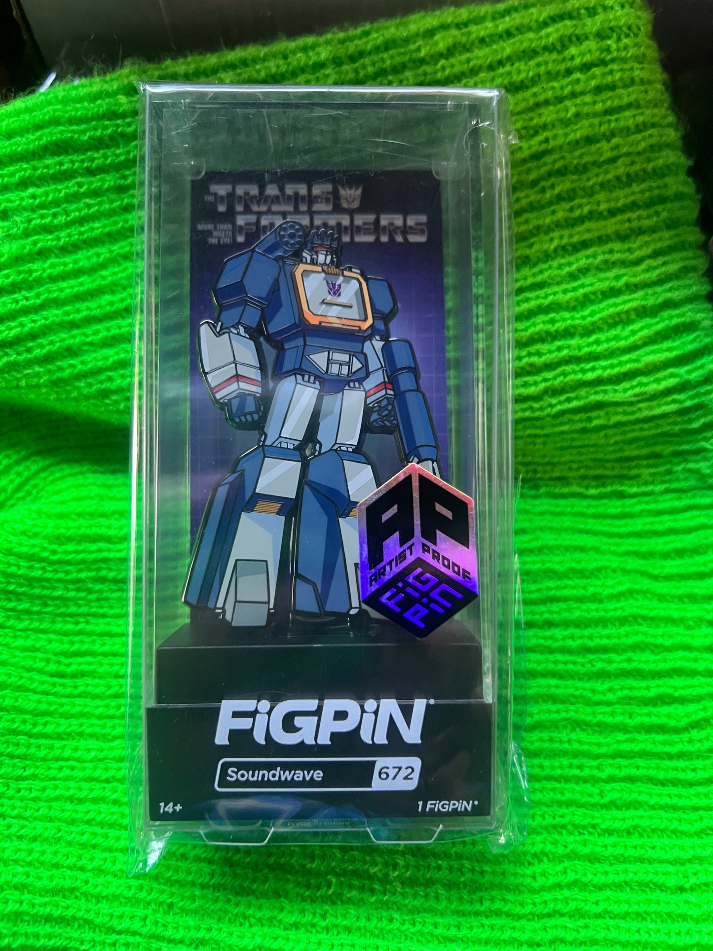 FiGPiN Artist Proof AP #672 Transformers Soundwave