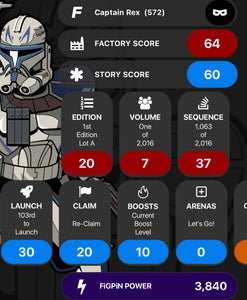 FiGPiN Star Wars Captain Rex # 572 Clone Wars UNLOCKED