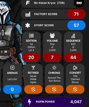 Load image into Gallery viewer, FiGPiN Bo-Katan Kryze #738 Mandalorian 2000 UNLOCKED
