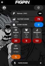 Load image into Gallery viewer, FiGPiN Batman # 787 From Box Set 2022 Edition Locked
