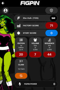 Disney Parks She-Hulk #1105 FiGPiN LOCKED