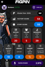 Load image into Gallery viewer, Star Wars the Clone Wars FIGPIN Ahsoka Tano #520 unLocked
