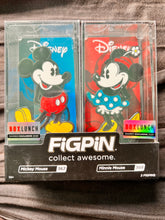 Load image into Gallery viewer, FiGPiN Disney Mickey &amp; Minnie # 367 &amp; 368 BoxLunch Shared Exclusive Locked
