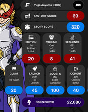 Load image into Gallery viewer, FiGPiN Yugo Aoyama Exclusive #309 Unlocked Max Boosted Snaped
