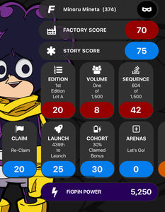 My Hero Academia FIGPIN Minoru Mineta #374 Unlocked