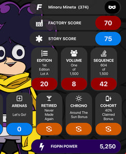 My Hero Academia FIGPIN Minoru Mineta #374 Unlocked
