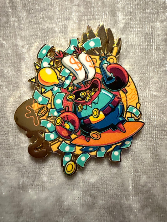 Spongebob Squarepants Krusty Porthole Mr Krabs Pin Blind Bag Zen Monkey