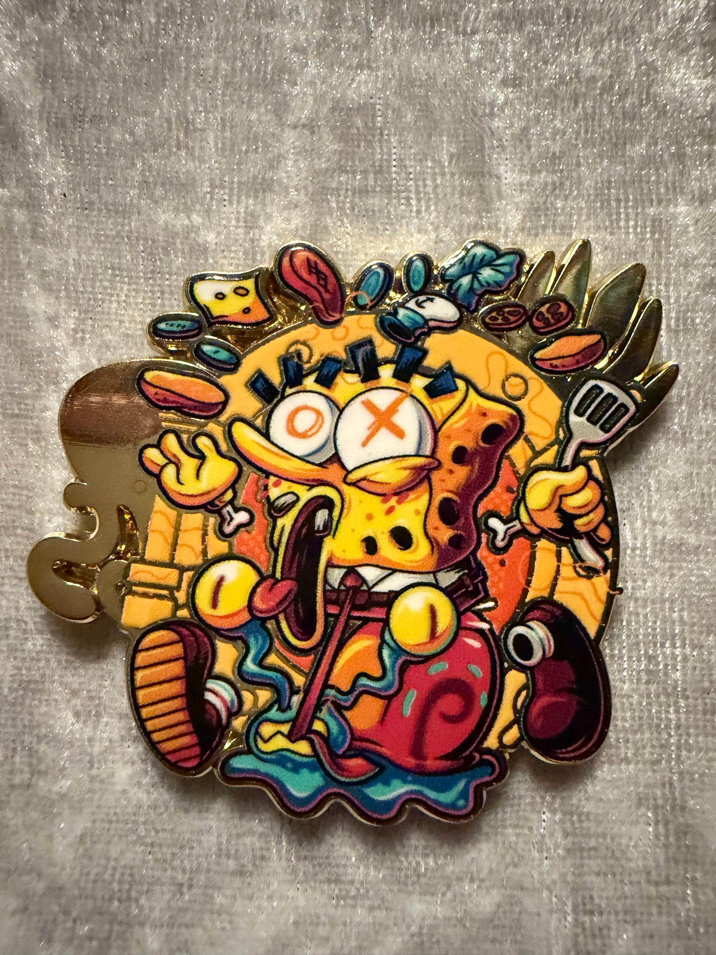 Spongebob Squarepants Krusty Porthole Enamel Pin Blind Bag Series Zen Monkey