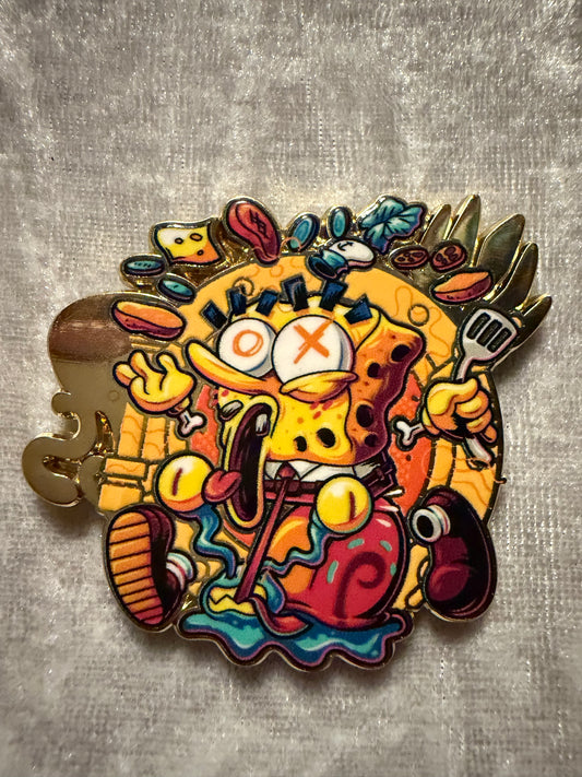 Spongebob Squarepants Krusty Porthole Enamel Pin Blind Bag Series Zen Monkey