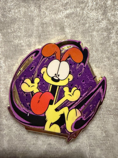 Garfield Mini Painterly Blind Bag Pin Series  Complete Set Of 6 Pins Zen Monkey