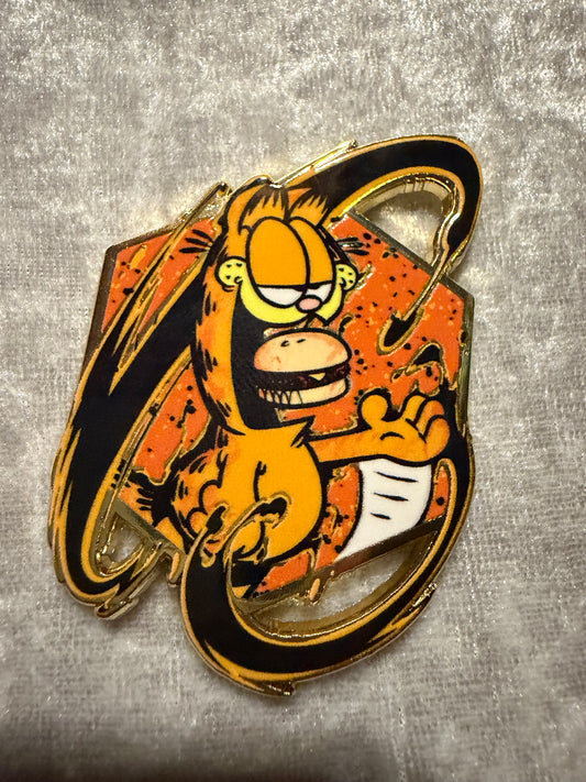Garfield Eating Burgers Enamel Pin Blind Bag Series Official Mystery Zen Monkey
