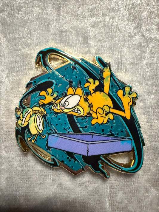 Garfield Alarm Clock Enamel Pin Blind Bag Series Official Mystery Zen Monkey
