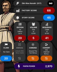 Star Wars the Clone Wars FIGPIN Obi-Wan #517 UNLOCKED