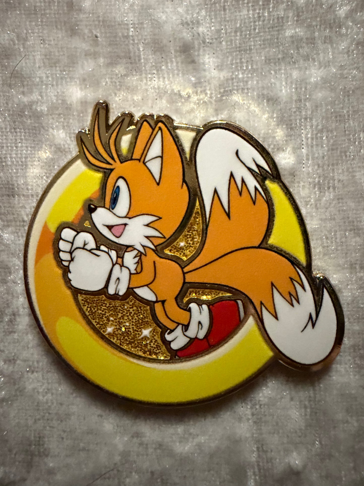 Sonic The Hedgehog Tails Character Ring Blind Bag Series Enamel Pin Badge