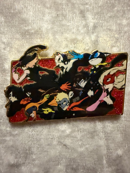 The Phantom Thieves Pt 2 Blind Pin Persona 5 Royal Joker Zen Monkey