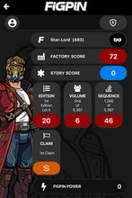 Load image into Gallery viewer, FiGPiN #493 Star-Lord (Marvel Contest of Champions) Locked
