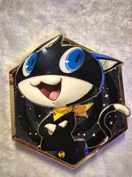 Persona 5 Morgana Enamel Pin The Phantom Thieves Part 1 Blind Zen Monkey