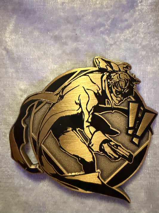 Persona 5 Antique Gold Joker  Pin The Phantom Thieves Part 1 Blind Zen Monkey