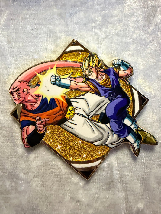 Dragon Ball Z Vegito Vs Super Buu Enamel Pin Official DBZ Famous Moments Zen Mon