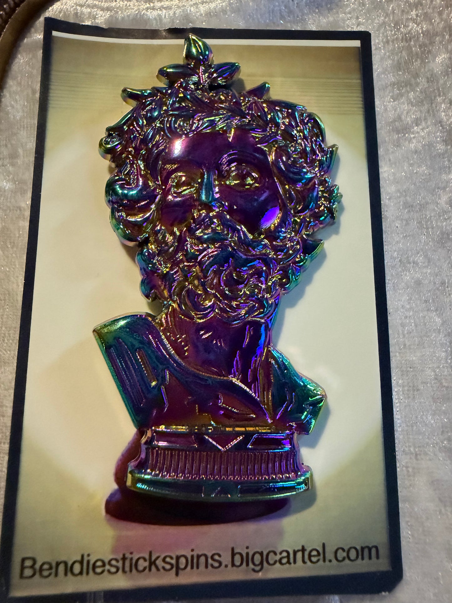 ANODIZED KING CHESS PIECE Pin