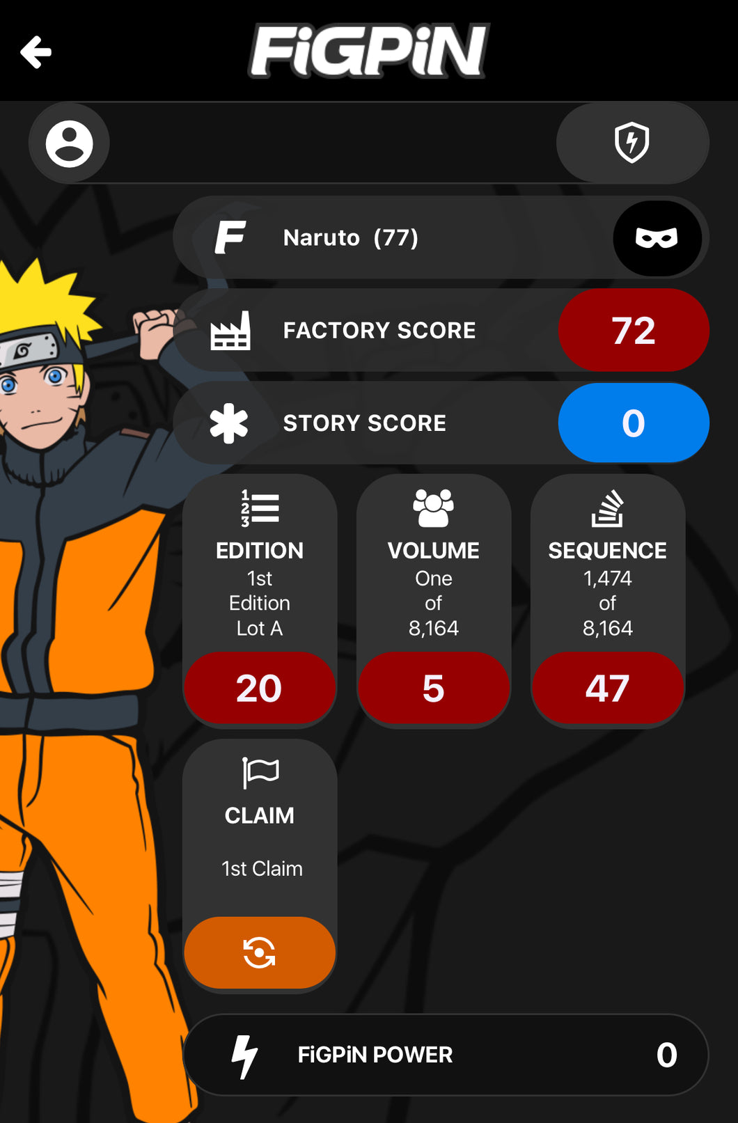FiGPiN Naruto #77 LOCKED Soft