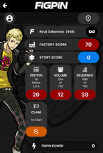 Load image into Gallery viewer, FiGPiN Persona 5 Ryuji Sakamoto #448 Enamel Locked
