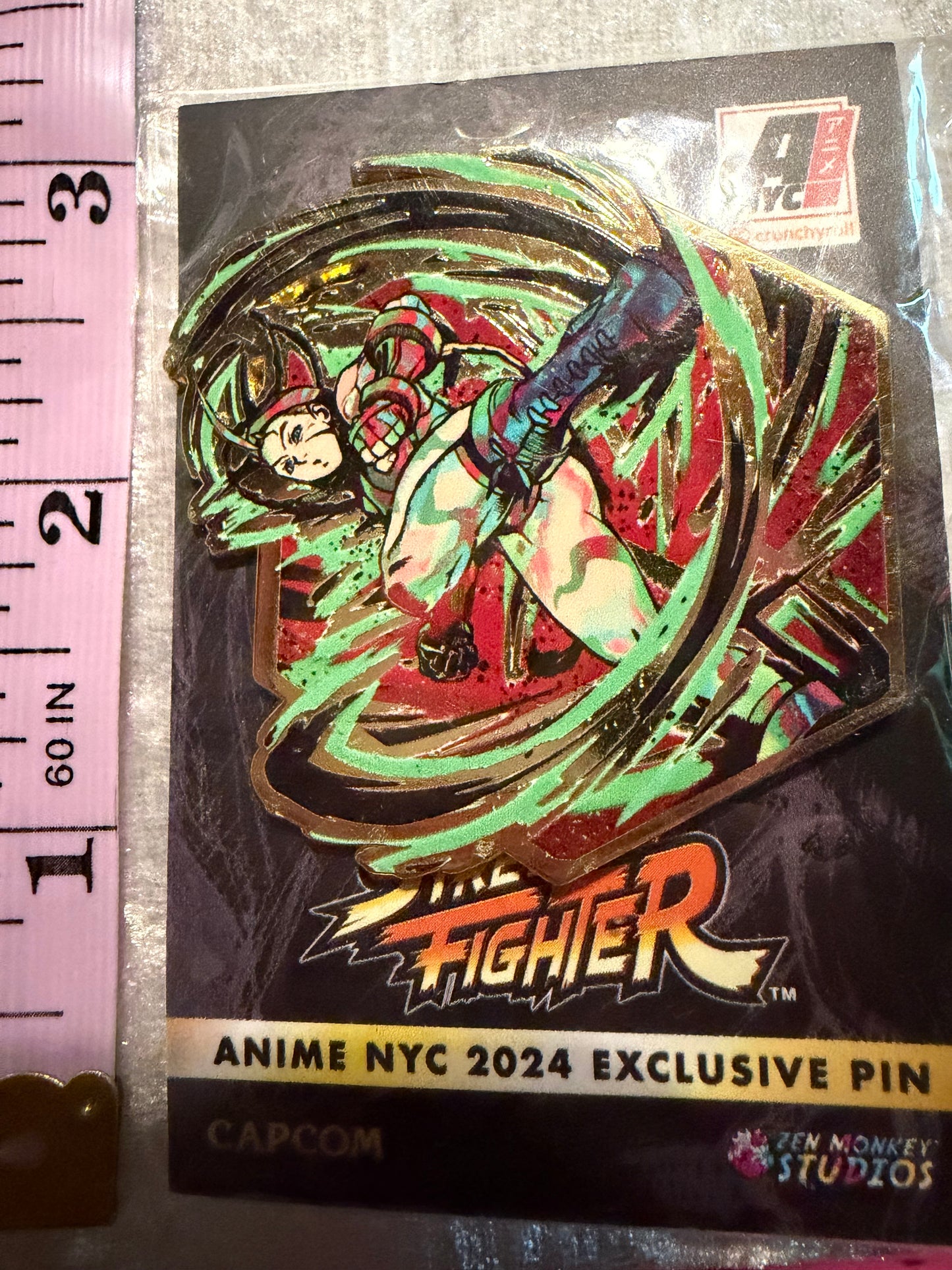 Cammy Zen Monkey Studios Painterly Pin - Anime NYC 2024 Exclusive Street Fighter