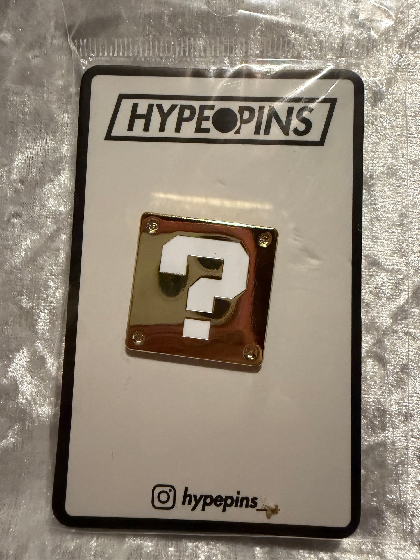 Mario Mystery Box Pin | Super Mario Bros. Enamel Collectible - Hype Pins